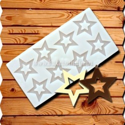 Star Shape Silicone Chocolate Garnishing Mould Cake Decoration Star Shape Silicone Chocolate Garnishing Mould Cake Decoration
