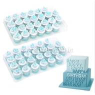 26pcs Push Easy Upper Case Alphabet Letter Cookie Cutter Fondant Cutters