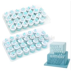 26pcs Push Easy Upper Case Alphabet Letter Cookie Cutter Fondant Cutters