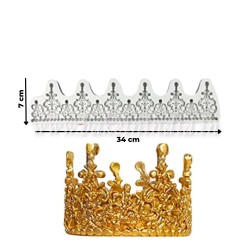 Crown Silicon Fondant Mould for Cake Decoration