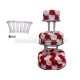 Plastic Cake Pillars or Supporters with 6 Inch White (6 Pieces) Plastic Cake Pillars or Supporters with 6 Inch White (6 Pieces)