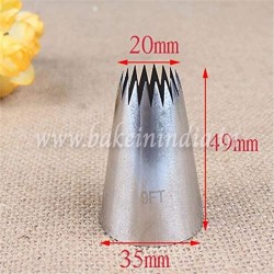 9FT Stainless Steel Cream Cupcake Pastry Nozzles Cake Decorating Icing Piping Tips Baking Tools 9FT Stainless Steel Cream Cupcake Pastry Nozzles Cake Decorating Icing Piping Tips Baking Tools