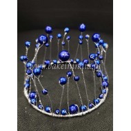 Blue Crown Cake Topper