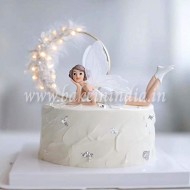 Fairy Angel Girl Cake Topper Set – Set of 3