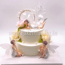 Fairy Angel Girl Cake Topper Set – Set of 3 Fairy Angel Girl Cake Topper Set – Set of 3