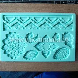 Floral Silicone Fondant Mould Floral Silicone Fondant Mould