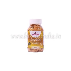 Edible Sparkling Flakes -30gm (Gold)  