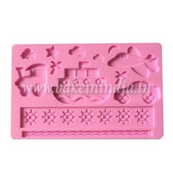 Silicon Fondant Mould Car Ship Plane Shape Silicon Fondant Mould Car Ship Plane Shape