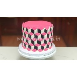 Geometric Optical Illusion Plastic Fondant Cutter Set Of 2 Geometric Optical Illusion Plastic Fondant Cutter Set Of 2