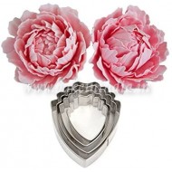 7pcs Peony Flower Stainless Steel Fondant Cutter