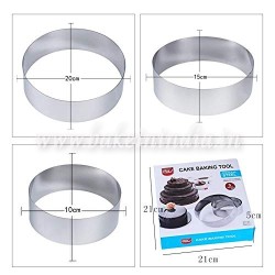 Round Shape Cookie Cutter Set of 3 Pieces Round Shape Cookie Cutter Set of 3 Pieces