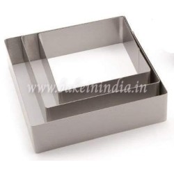 Square Shape Cookie Cutter Set of 3 Pieces Square Shape Cookie Cutter Set of 3 Pieces
