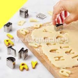 36pcs/Set Stainless Steel Alphabet Letters & Numbers Cutters for Cookies/Fondant Cake Decorating 36pcs/Set Stainless Steel Alphabet Letters & Numbers Cutters for Cookies/Fondant Cake Decorating