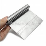 Stainless Steel Pizza Dough Scraper Cutter Baking Pastry Fondant Cake Decoration Tools