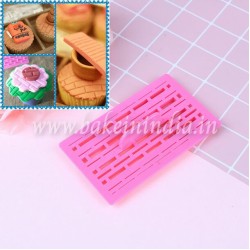 Brick Wall Impression Emboss Mat Cutter Fondant Cake Decorating Brick Wall Impression Emboss Mat Cutter Fondant Cake Decorating