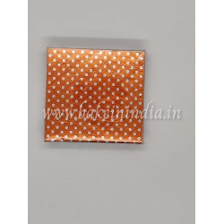 Aluminum Cut Foil Chocolate Wrapper-4 Multicolor Dotted Print in 1 pack(8cm*8cm), Aluminum Cut Foil Chocolate Wrapper-4 Multicolor Dotted Print in 1 pack(8cm*8cm),