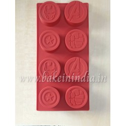 Silicone Chocolate Avengers Mold