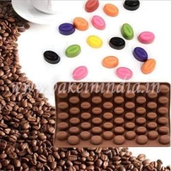 Coffee Bean Chocolate Silicone Mold For Cake Decoration