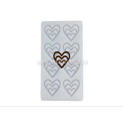 Heart Shape Silicon Garnishing Sheet  Heart Shape Silicon Garnishing Sheet