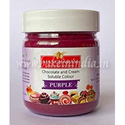 MANGHARAM Chocolate and Cream Soluble Colour – Purple – 25 GMS
