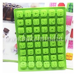 Big Alphabet Silicon Chocolate Mould (Random Color) Big Alphabet Silicon Chocolate Mould (Random Color)