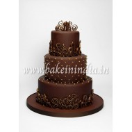 Aluminium Baking Round Cake Pan/Mould - 6'' x 7'' x 8'' Diameter x 4" Height for 1kg /1.5kg /2kg Cake (Set of 3 Pieces)