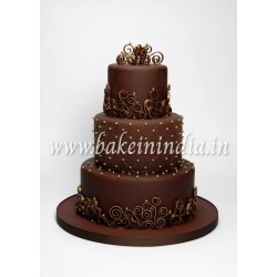 Aluminium Baking Round Cake Pan/Mould - 6'' x 7'' x 8'' Diameter x 4" Height for 1kg /1.5kg /2kg Cake (Set of 3 Pieces)