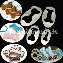 Dog Bone Cookie/Fondant/Gumpaste Cutter (Pack of 4) Dog Bone Cookie/Fondant/Gumpaste Cutter (Pack of 4)