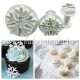 Cake Decor 3 Pieces snow flake Shape Plunger Cutters Fondant Tool Cake Decor 3 Pieces snow flake Shape Plunger Cutters Fondant Tool