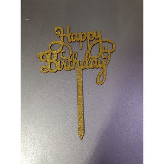 party Port Gold Happy birthday Topper decorations party Port Gold Happy birthday Topper decorations