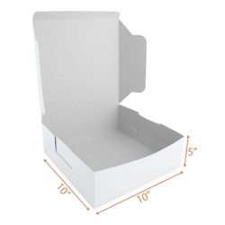 White Cake Box 1kg (10x10x5) white