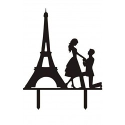 Happy Anniversary  Acrylic Cake Topper/ Pack of 1 Couple