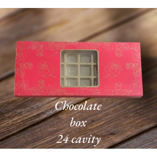 chocolate box 24 cavity (pack of 10pcs. )