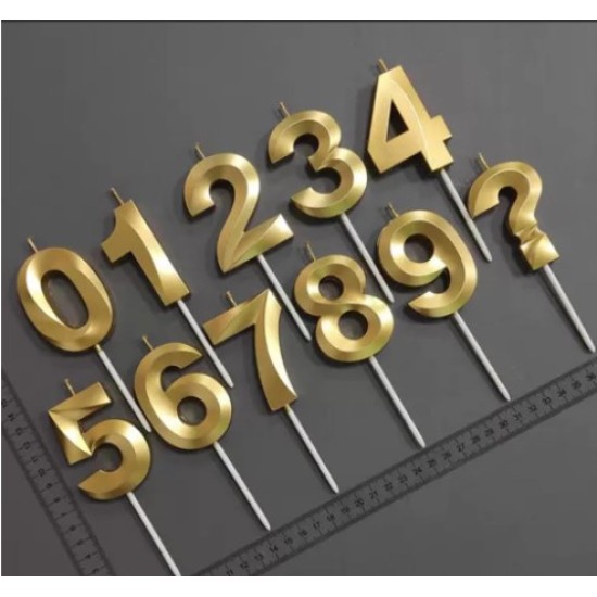 Numbers Candle 0 TO 9 SIZES for Birthday Cake Decoration Numbers Candle 0 TO 9 SIZES for Birthday Cake Decoration