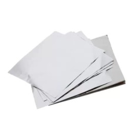 Aluminum Chocolate Wrapper Foil – 250 Pieces, SILVER Aluminum Chocolate Wrapper Foil – 250 Pieces, SILVER