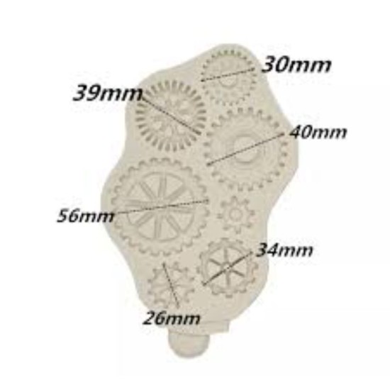 gear silicon foundant mold