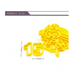 0-9 Number with Symbols Cutter || Cookie Cutter || Numbers Fondant Cutter 0-9 Number with Symbols Cutter || Cookie Cutter || Numbers Fondant Cutter