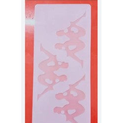 Silicon Garnishing Transfer Sheet Mould MAN  Shape Silicon Garnishing Transfer Sheet Mould MAN  Shape