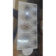 Stencil for Cake Decoration - Cake Stencils Design Templates Cake Printing Hollow lace, Decorating Baking Stencils Sheet for Sides Cake