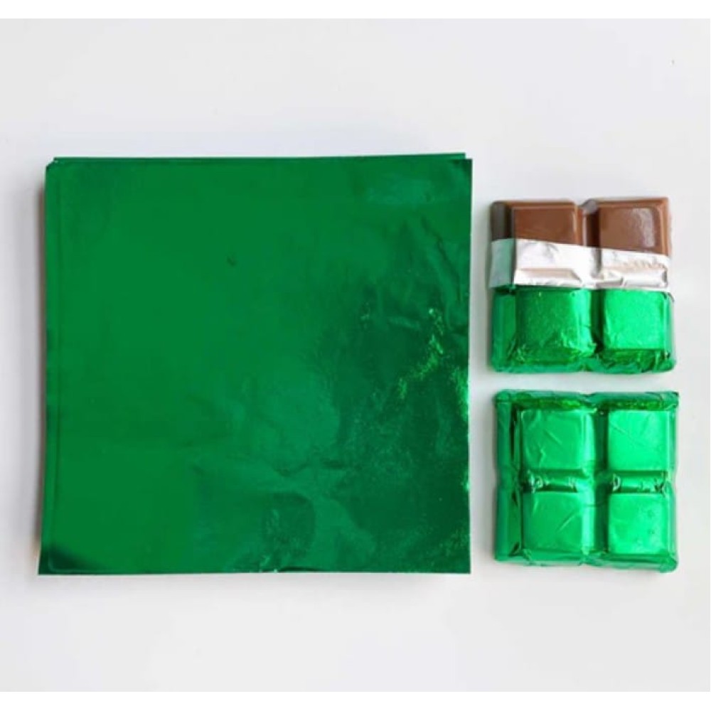 Aluminum Chocolate Wrapper Foil – 250 Pieces, Golden A4 SIZE