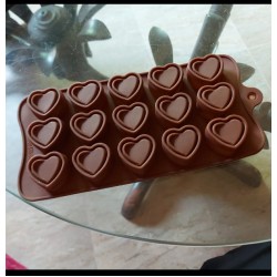 heart chocolate silicon mould heart chocolate silicon mould