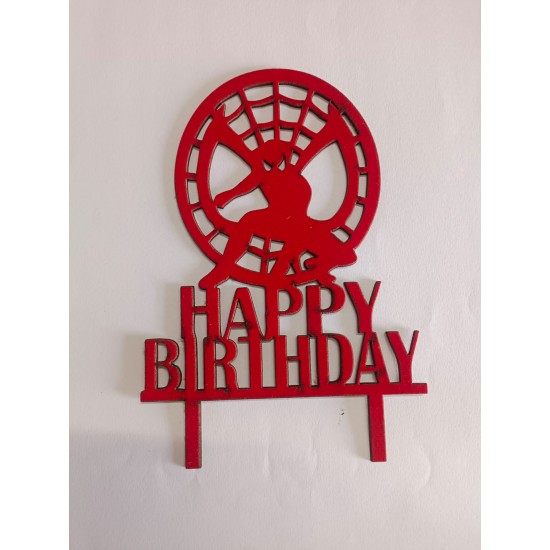 party Port red Happy birthday Topper decorations party Port red Happy birthday Topper decorations
