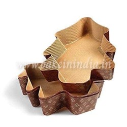 Tree Shape Christmas Bake and Serve Mould (Pack of 10) Tree Shape Christmas Bake and Serve Mould (Pack of 10)