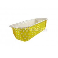 Bake and Serve Polka Dot, Yellow, Pack of 10 Pieces,(200-250 gm)