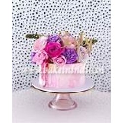 Bakeware Aluminium Baking Round Cake Pan/Mould for Microwave Oven - 6" Inch Diameter x 3" Inch Height