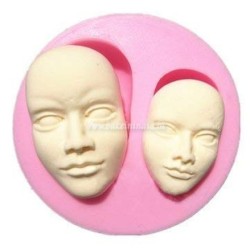 Human Face Silicone/ Fondant/ Chocolate Mold Human Face Silicone/ Fondant/ Chocolate Mold