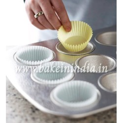 Paper Muffin Cupcake Cases Liners – 100 pieces, Random color, 11 cm