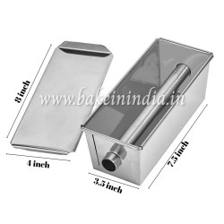 Aluminium Travel Cake Mold with Hole and Rod (Set of 1 PC)