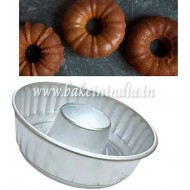 Bundt Cake Mould Ring Cake Volcano Pan Fluted Tube Aluminium| 6 Inch (Diametre)