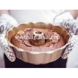 Bundt Cake Mould Ring Cake Volcano Pan Fluted Tube Aluminium| 6 Inch (Diametre) Bundt Cake Mould Ring Cake Volcano Pan Fluted Tube Aluminium| 6 Inch (Diametre)